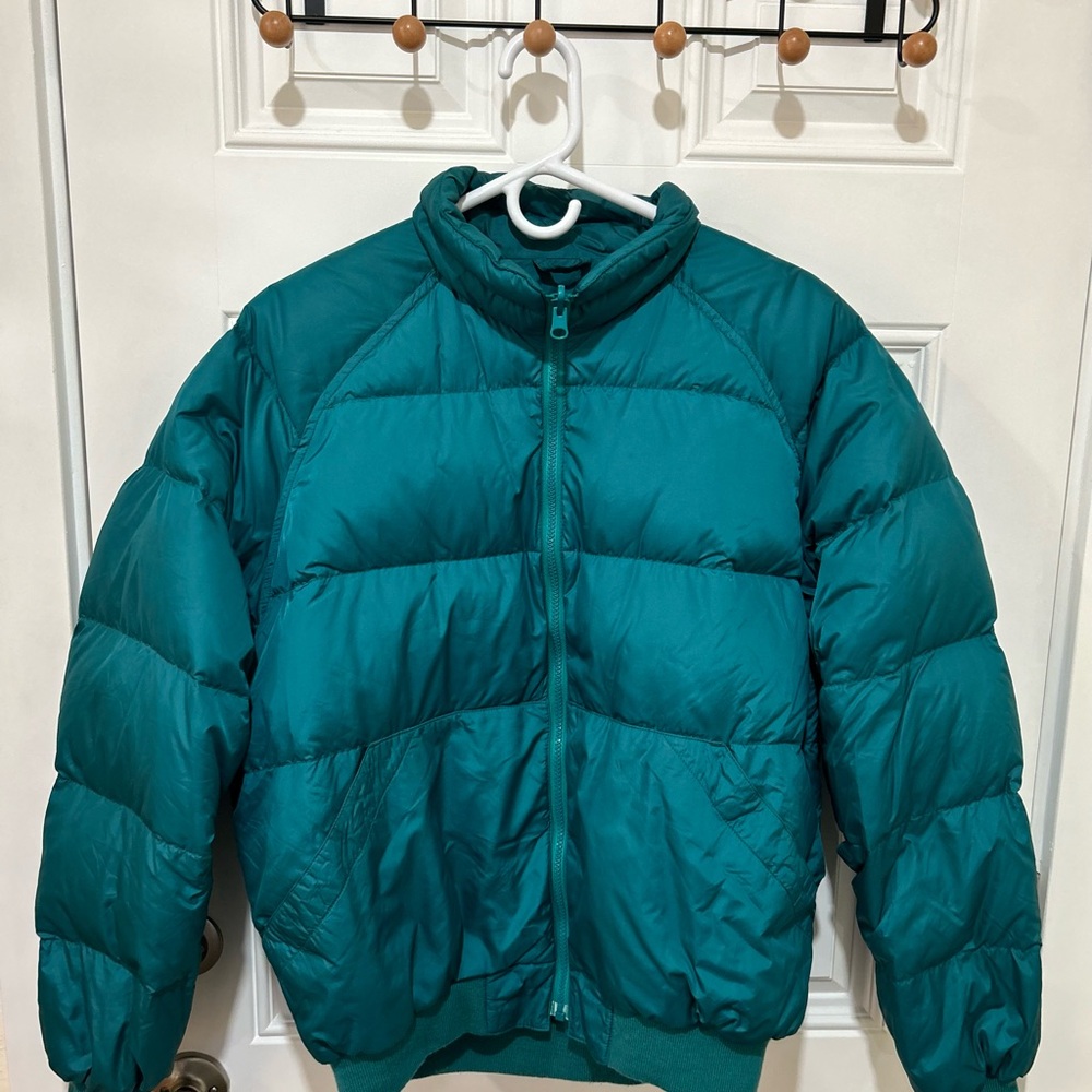 Eddie Bauer Teal Puffer Jacket